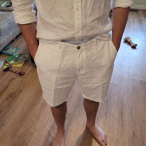 Scott Barber  Lyocell Linen Shorts ~$125